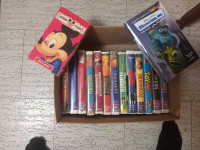 Box of Disney VHS (15 tapes) for $5