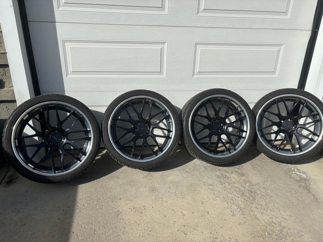 22” ADV.1  3 piece forged wheels.  in Tires & Rims in Calgary