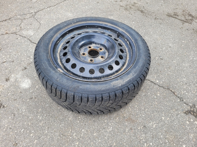 4 Pirelli Ice Zero Snow Tires - full set with rims in Tires & Rims in Guelph - Image 4