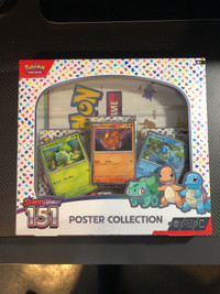 Pokemon 151 scarlet and violet poster collection box SEALED