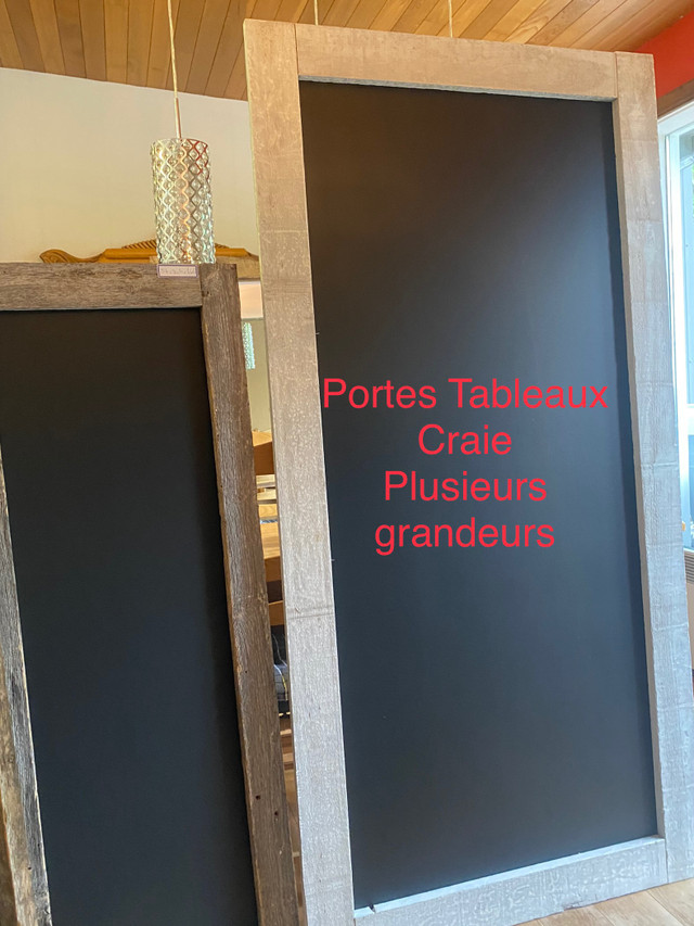Tableaux Craie Et Portes Tableaux votre grandeur QC QC  dans Décoration intérieure et accessoires  à Ville de Québec