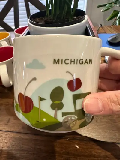 Brand new Starbucks Mug You Are Here Collection - Michigan Never been used With original box and SKU...