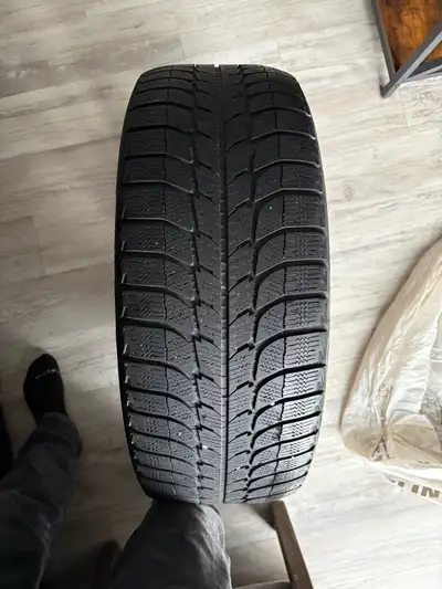 Selling winter tires on rims came off of a 2012 Hyundai genesis in great condition bolt pattern is 5...