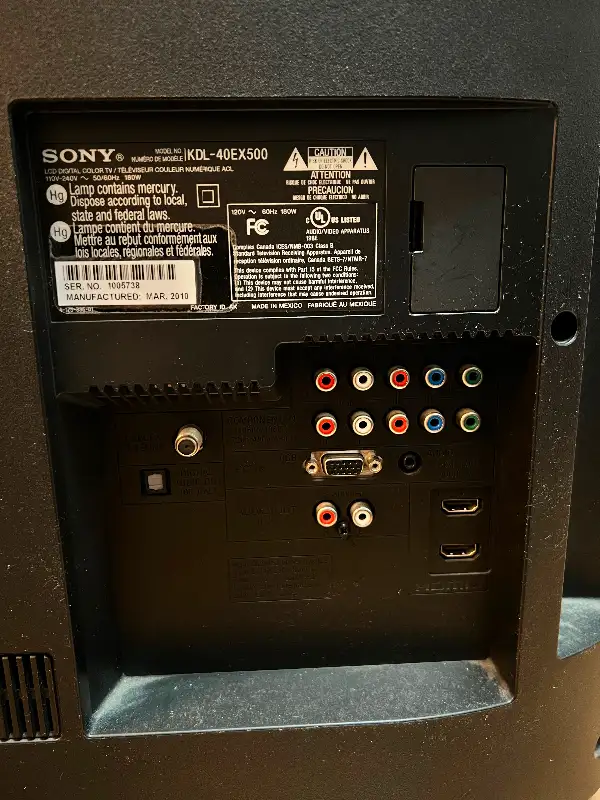 Sony - BRAVIA 40" Class / 1080p / 120Hz / LCD HDTV in TVs in Kitchener / Waterloo - Image 4