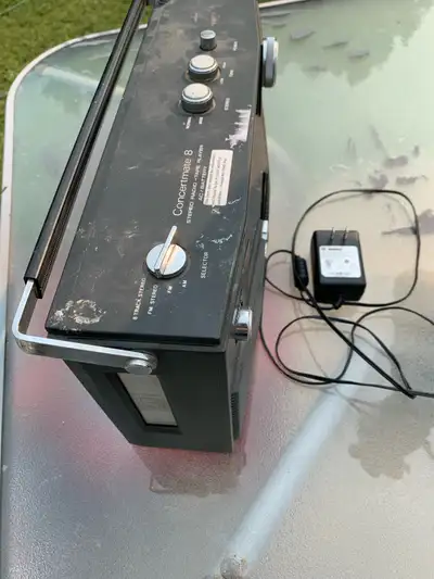 8 track player and tapes, View more
