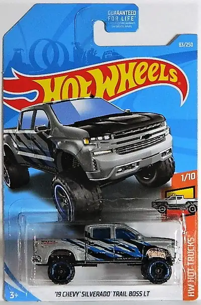 Hot Wheels 1/64 '19 Chevy Silverado Trail Boss LT Kmart Diecast, View more
