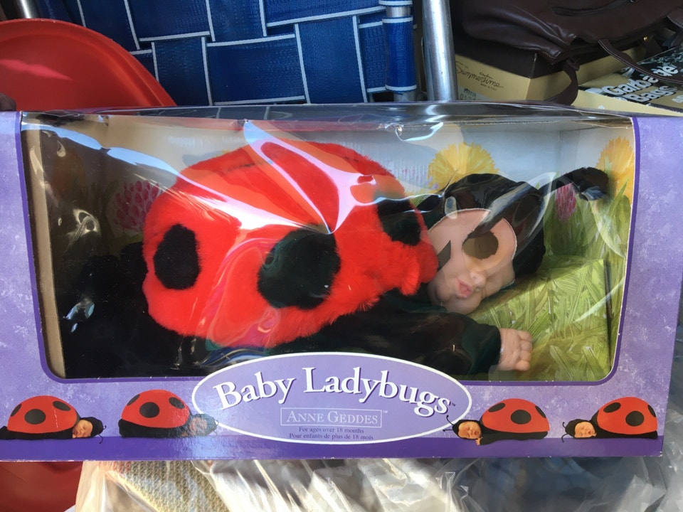 NEW ANNE GEDDES BABY LADYBUG & RABBIT COLLECTOR DOLLS | Toys & Games ...