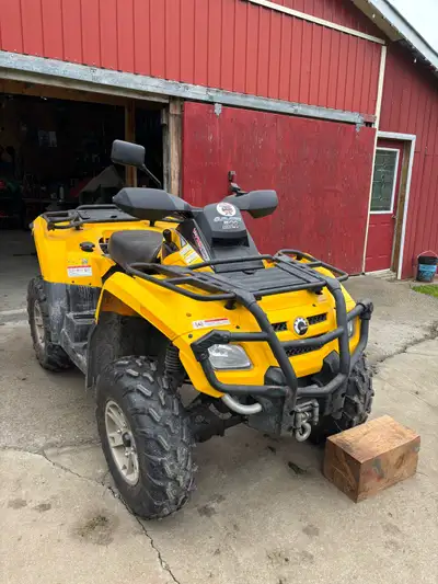 Selling a 2007 Can-Am outlander 500. The machine is not running, the bottom end has problems, gas an...