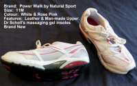 Women's training shoes, Runners size 11, NEW, pink accents