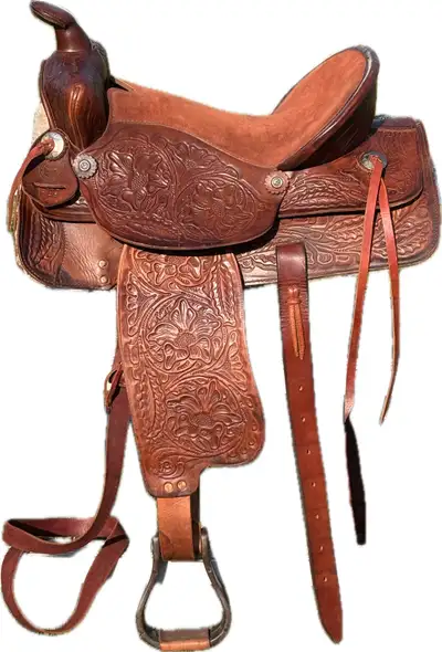 Western Rawhide Saddle, View more
