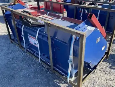 Broyeur Forestier hydraulique à tambour de 72po pour skid steer-, View more