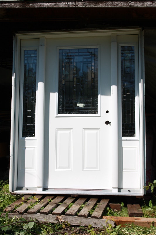 Masonite front door with side lights Windows, Doors & Trim Grande