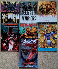 Various Marvel/DC Graphic Novels