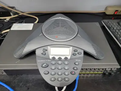 Polycom Soundstation IP 6000 Conference Room VOIP, View more