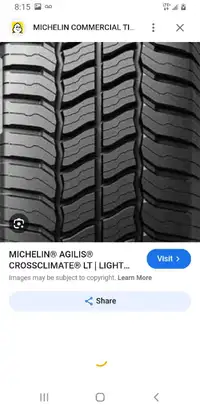Michelin Lt 245 75 16 Load range E tires 