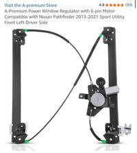 Nissan Pathfinder Power Window Regulator  Hamilton Ontario Preview