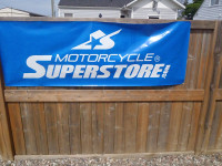 Motor Cycle Banner    27 1/2. by 79