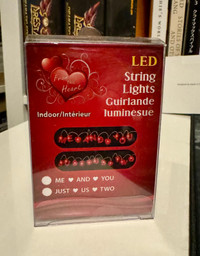 New Valentine Love LED String Lights “Me and You” & “Just Us Two