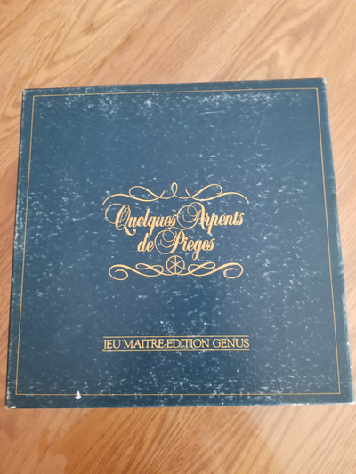 Jeu: Quelques arpents de pièges -édition genus, View more