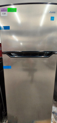 Danby Réfrigérateur compact de 2 portes 4.5pi3 acier inoxydable