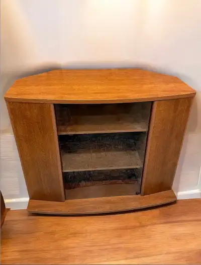 Wooden Corner TV Stand, View more