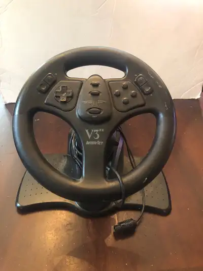 Video Game Steering Wheel. V3 FX InterAct. 
, View more