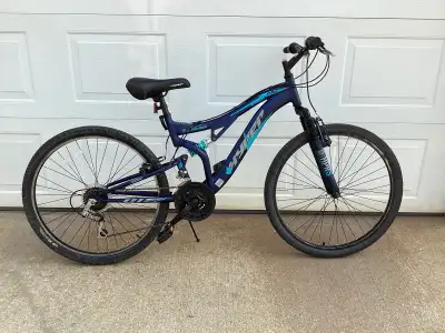 Bear Mountain 21 spd .Dual susp,aluminum frame,kick stand .26” tires.