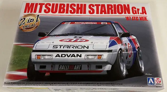 Aoshima 1/24 Mitsubishi Starion Rally Gr. A