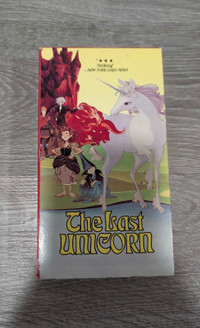 The Last Unicorn VHS Movie