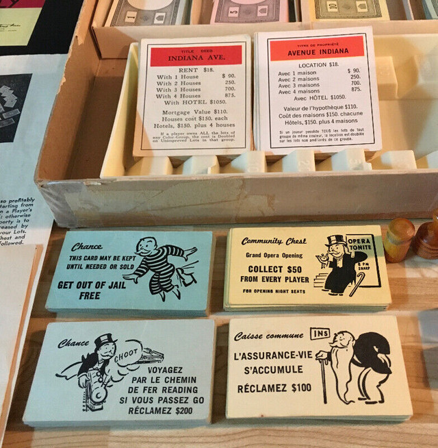 Monopoly (édition des années 60). *Je poste dans Jouets et jeux  à Trois-Rivières - Image 4