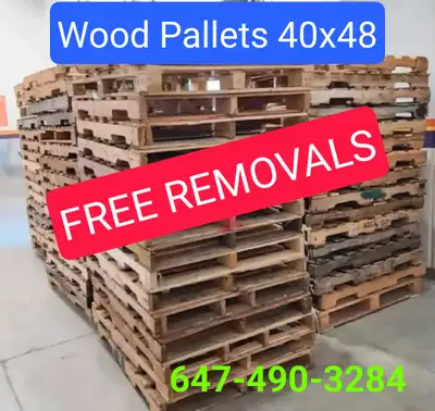 Do you have Free Give away Wooden Pallets,Dont pay waste charges FREE Wood Pallets Removal Disposal...