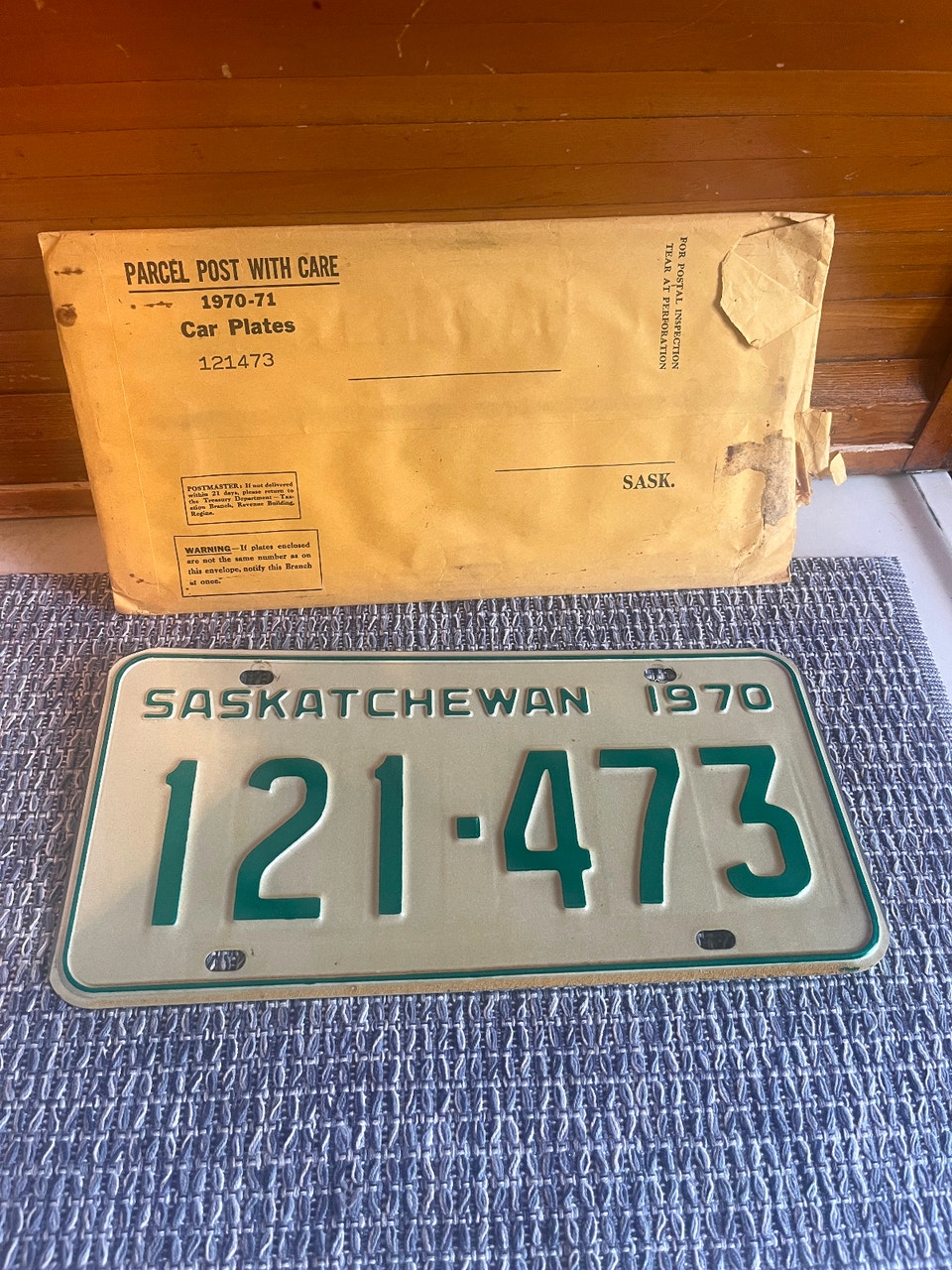 Vintage 1970 Saskatchewan License Plate | Arts & Collectibles ...