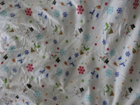 Snowman Flannel Fitted Twin Sheet