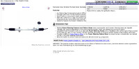 Power Steering Rack for Elantra 2008 - 2012 or Forte 2010 - 2013