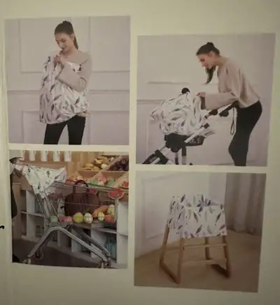 Baby multipurpose car seat/nursing cover, View more