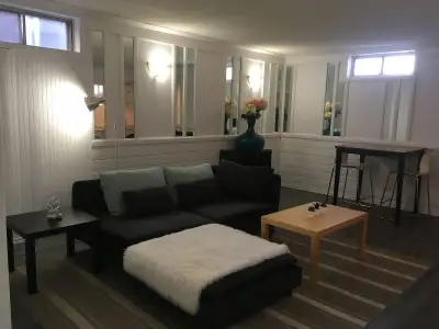 Updated bright 2 bedroom basement suite with in-suite laundry room. Suite is fully furnished. Enjoy...