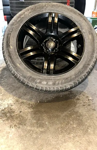 Used - Good 18" 5x115 rims cb75.1 235/55R18 Hercules RoadTour tires $ 1400 CASH, pick-up price Call...
