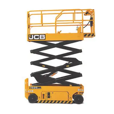 JCB S2632E Scissor Lift Rental - 26ft x 32 Inch - Free Delivery, View more