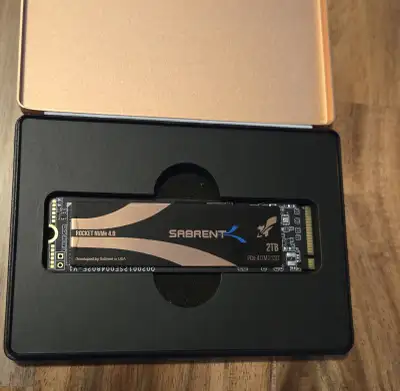 SABRENT 2TB M.2 NVMe SSD  4x4, View more