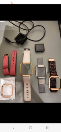 Fitbit Blaze Fitness Watch with extra Accessories