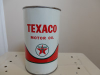 Vintage Texaco Motor oil-Texaco Canada Ltd-one imperial quart