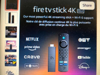 Fire TV Stick 4K Max streaming device, Wi-Fi 6,