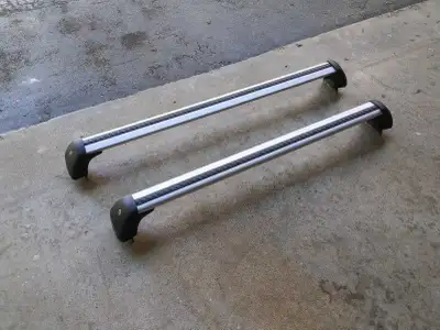 Roof cross rails for Mazda 3 Sport. Part number BDEL V3 840. Good condition. Price for brand new par...