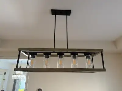 Modern Industrial-look Chandelier, View more