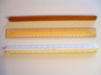 Drafting: One  Lot of Scale Rulers (Fort Erie)