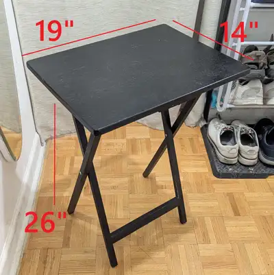 Portable Folding Real Wood TV Bed Tray\Dinner Table Furniture Bl, View more