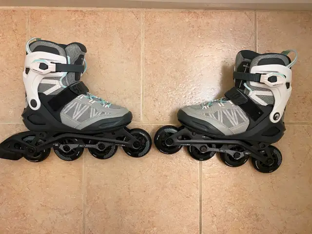 Inline Fitness Skates - Fit 500 Grey Rollerblades. in Skates & Blades in City of Montréal - Image 2