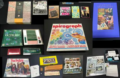 Board games and puzzles $5 each!, View more