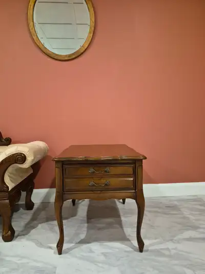 Vintage Side Table / Nightstand, View more