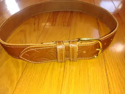 Western Leather Embossed Belt, View more